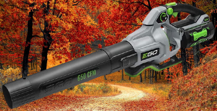 EGO Power plus leaf blower, powerful leaf blower