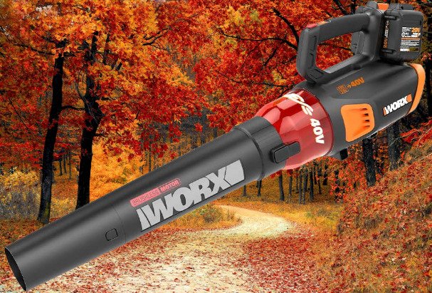 WORX WG584 40V Power Share Turbine Cordless Leaf Blower with Brushless Motor